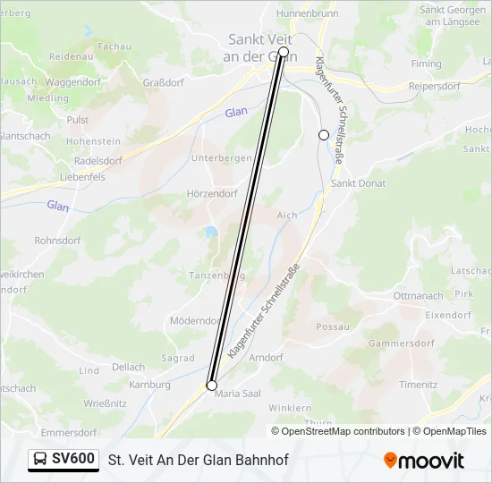 SV600  Line Map