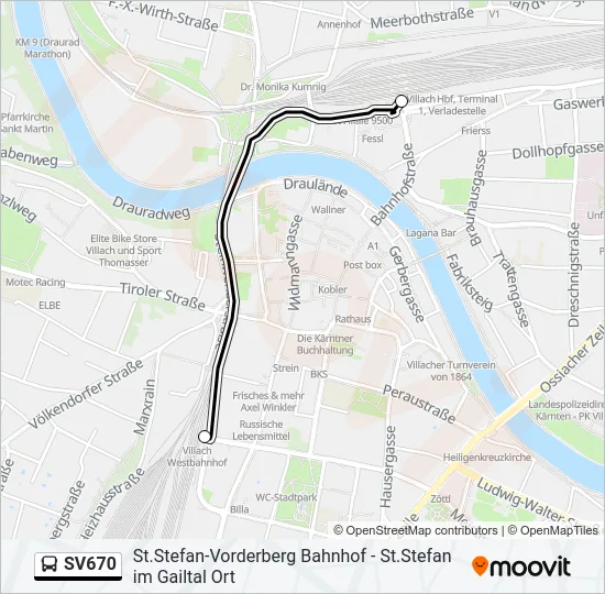 SV670  Line Map