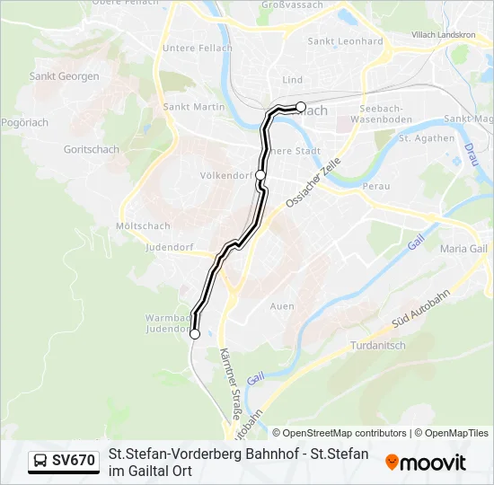 SV670  Line Map