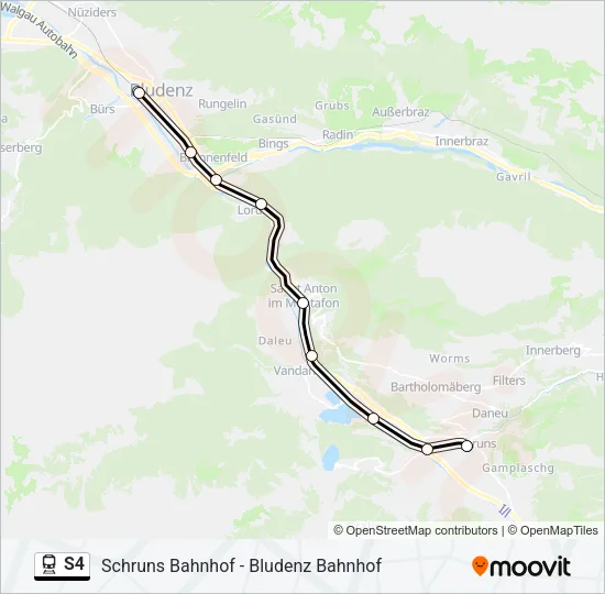 S4  Line Map