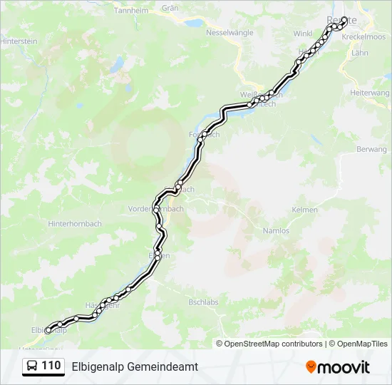 110  Line Map