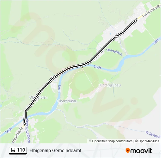 110  Line Map