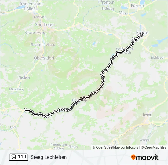 110  Line Map