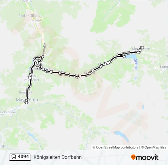 4094 Bus Line Map