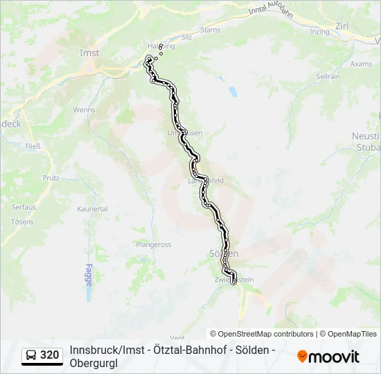 320 Bus Line Map