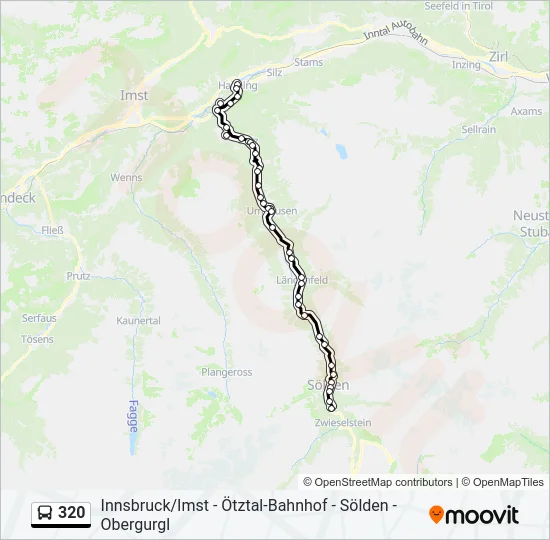 320 Bus Line Map