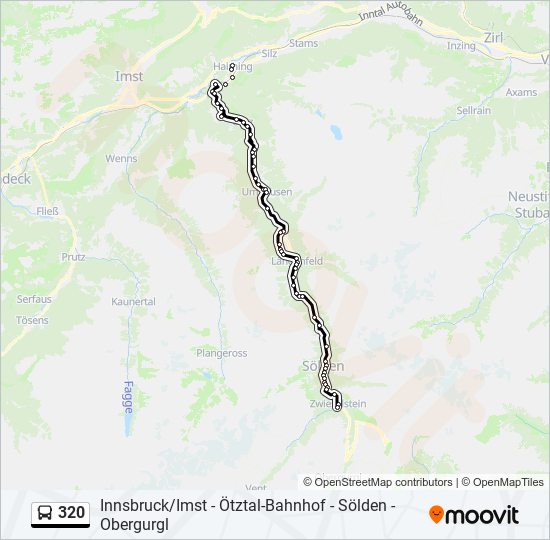 320 bus Line Map