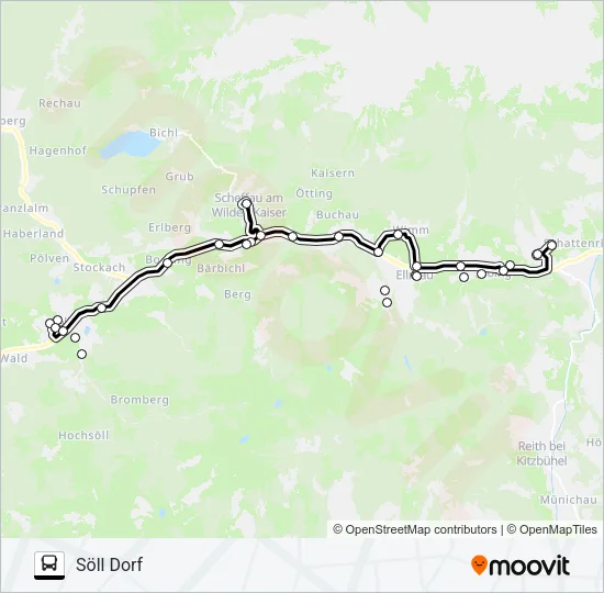 KAISERJET 4061 Bus Line Map