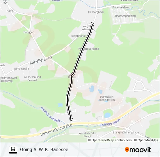 KAISERJET 4061 Bus Line Map