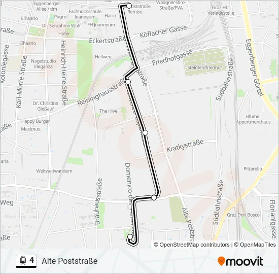 4 Light Rail Line Map