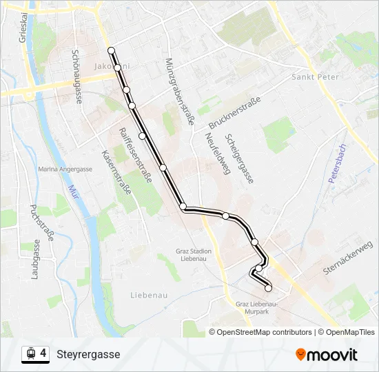 4 Light Rail Line Map