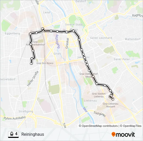 4 Light Rail Line Map