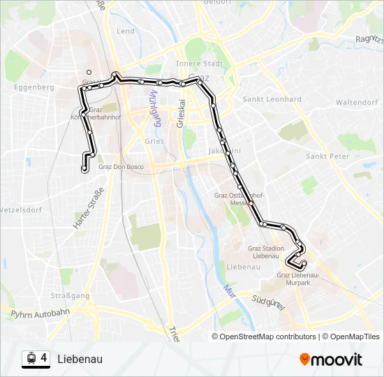 4 Light Rail Line Map