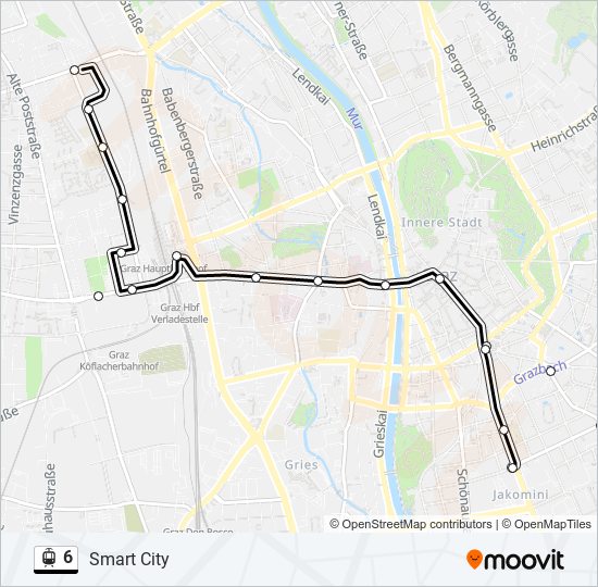 6 light rail Line Map