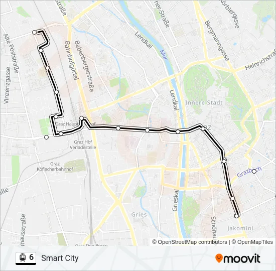6 Light Rail Line Map