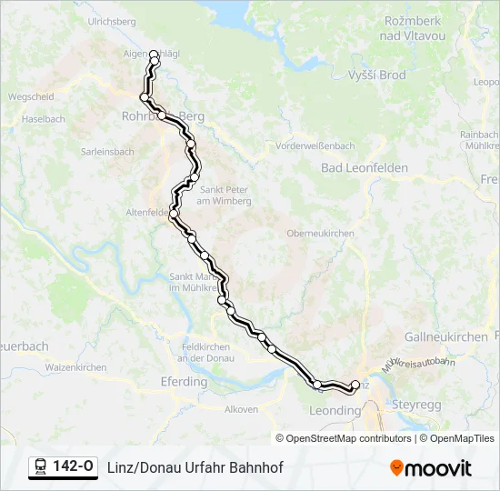 142-O Train Line Map