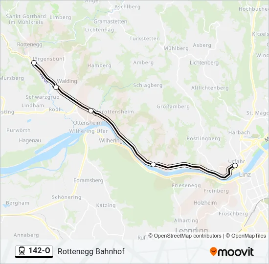 142-O Train Line Map