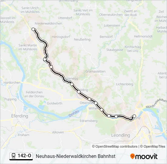 142-O Train Line Map