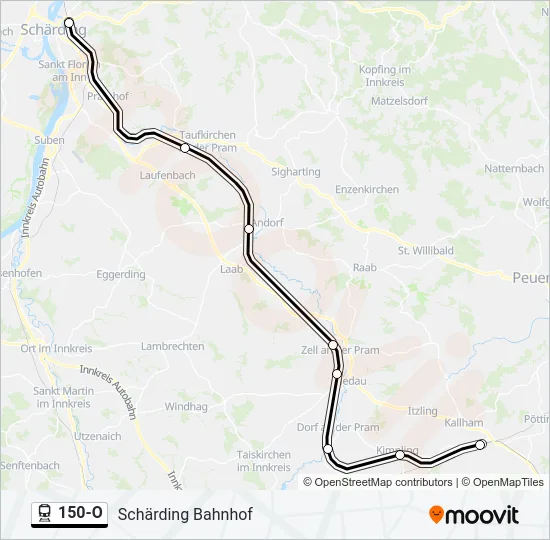 150-O Train Line Map