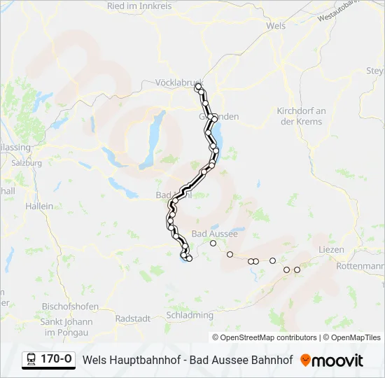170-O Train Line Map