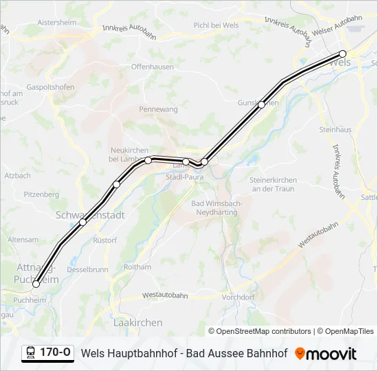 170-O Train Line Map