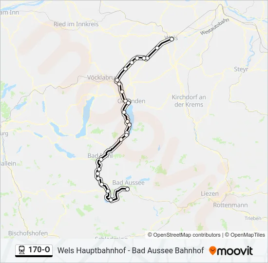 170-O Train Line Map