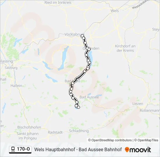 170-O Train Line Map