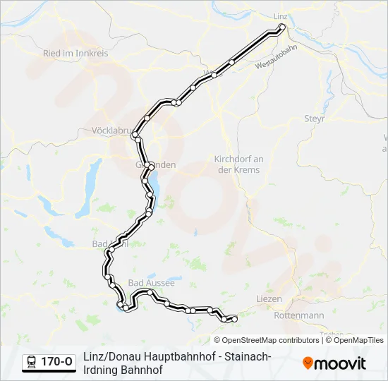 170-O Train Line Map