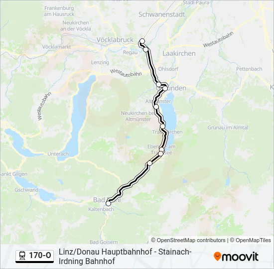 170-O Train Line Map