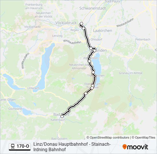 170-O train Line Map