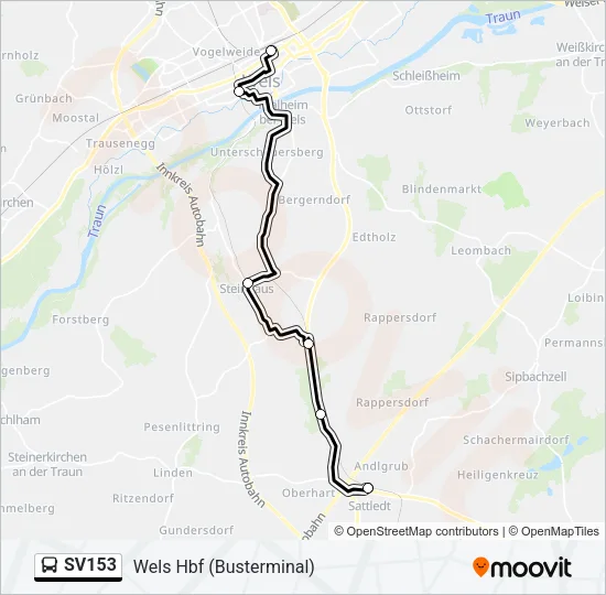 SV153 Bus Line Map