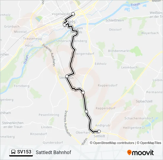 SV153 Bus Line Map