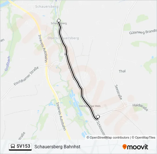 SV153 Bus Line Map