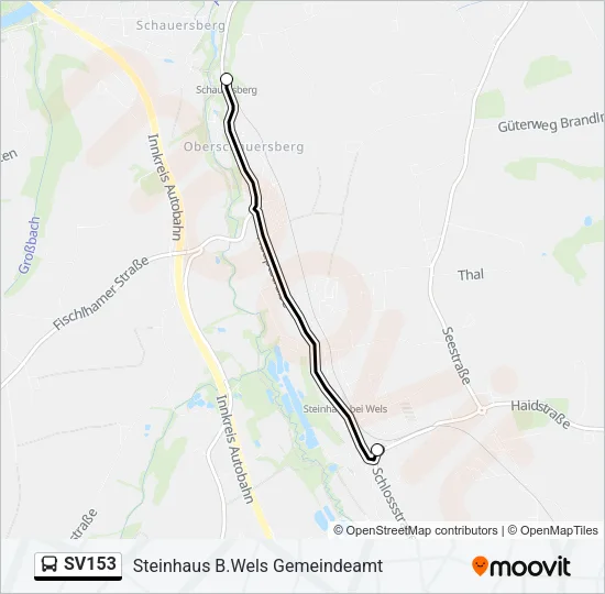 SV153 Bus Line Map