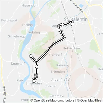 619 Bus Line Map