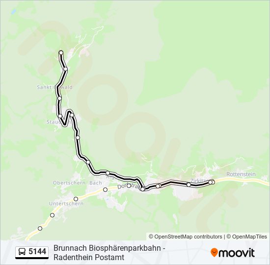 5144 bus Line Map