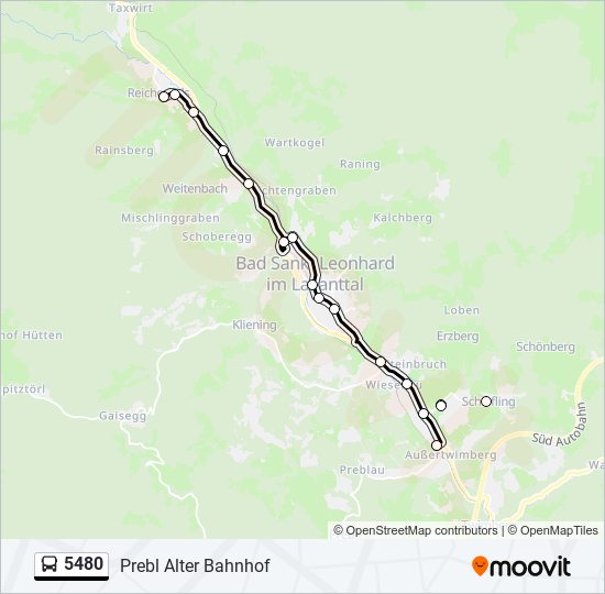 5480 bus Line Map