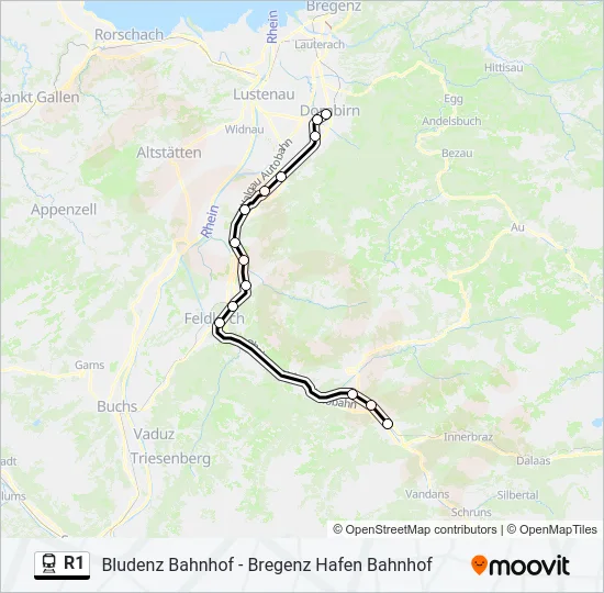 R1  Line Map