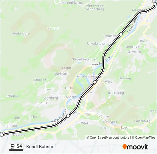S4 Train Line Map