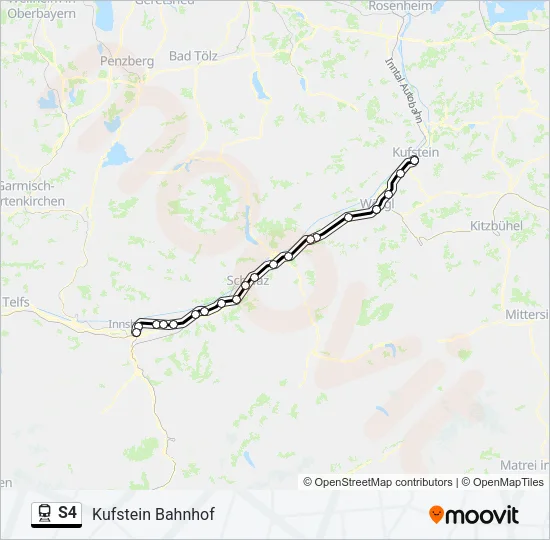 S4 Train Line Map