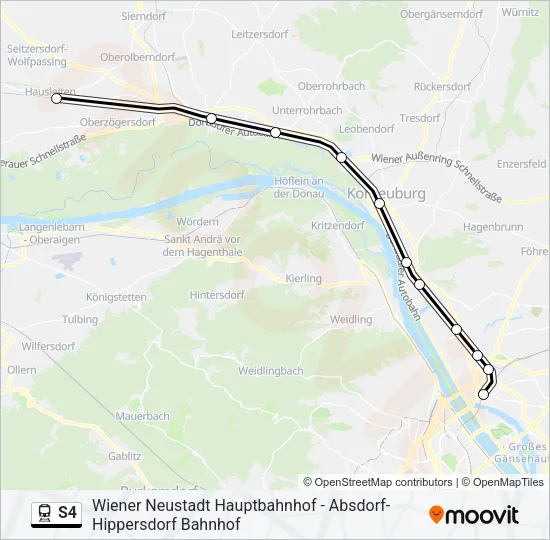 S4 Train Line Map