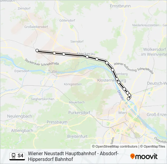 S4 Train Line Map