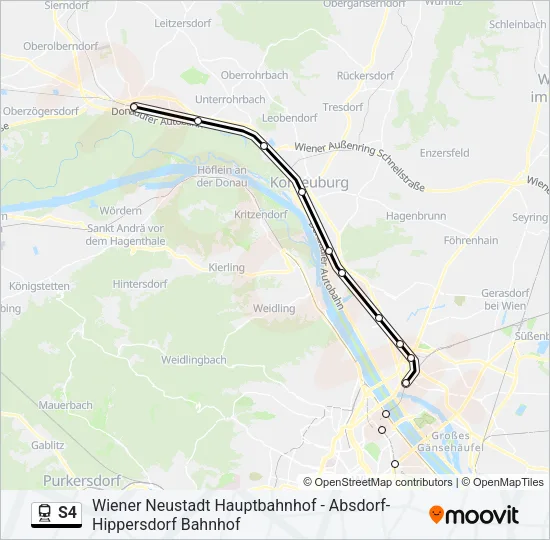 S4 Train Line Map