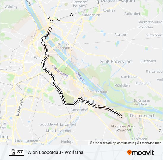 S7 train Line Map