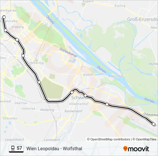 S7 Train Line Map