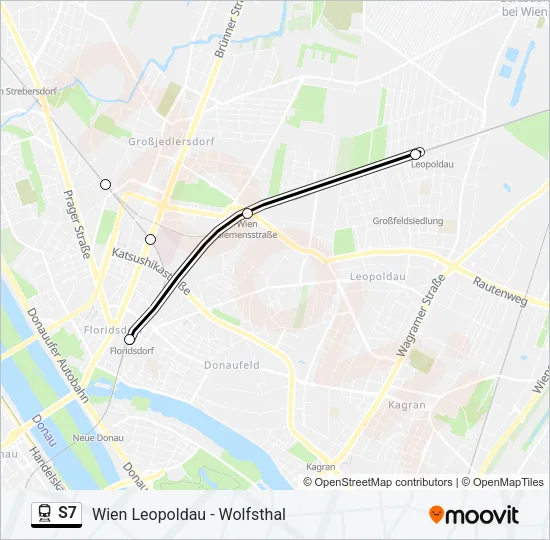 S7 Train Line Map