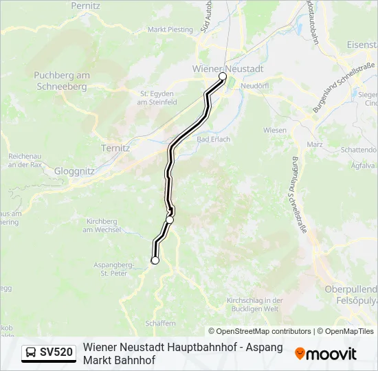SV520 Bus Line Map