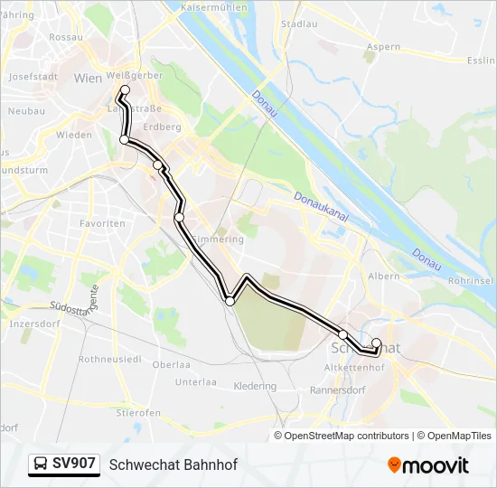 SV907 Bus Line Map