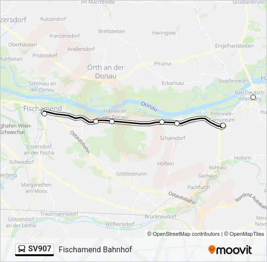 SV907 Bus Line Map