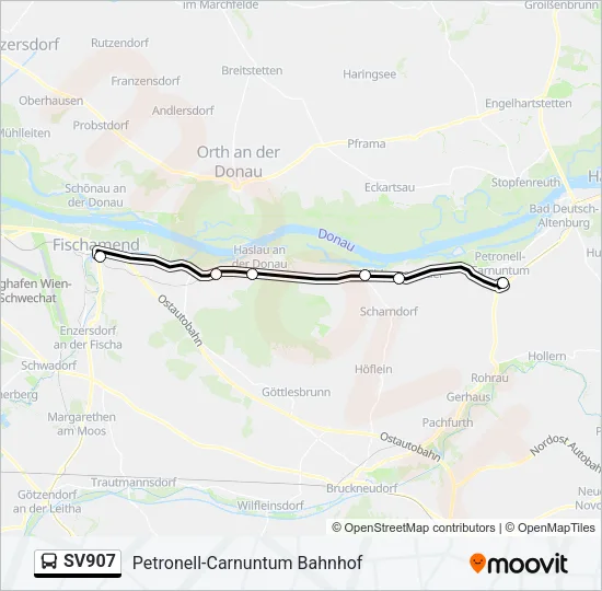 SV907 Bus Line Map